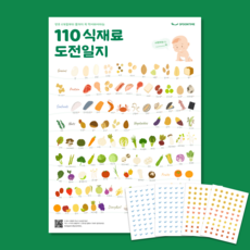 스푼타임 110 식재료 도전일지 큐브 토핑 이유식 포스터 시기별 재료