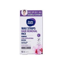 바디네이처 헤어리무버 왁스스트립 페이스 스위트 아몬드 오일 12p + 티슈 2p, 1세트