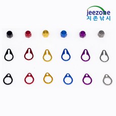 지존낚시 STD 너트 볼트 세트 더블핸들 파워핸들 베이트 릴 튜닝 용품 M7 M8 M10 밸런스 손잡이 노브 다이와 D볼트, 블랙, 1개