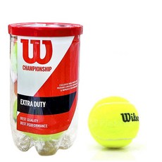 윌슨 챔피온쉽 테니스공 캔볼 1캔 2입 시합구, 옐로우, 1개