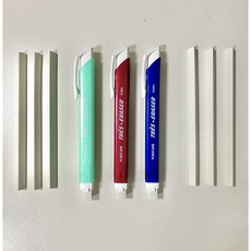 삼각 노크식지우개 3개 + 리필6개입