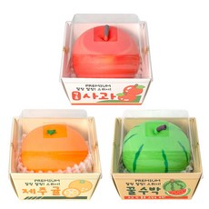 과일 말랑이 3종1세트 스퀴시 주물럭 말랑모찌 스트레스해소