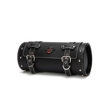 오토바이 사이드백 가방 스쿠터 수제 라이딩 사이드박스, Q008 퓨어블랙 하드웨어