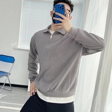 남성 아메리칸 빈티지 루즈핏 캐주얼 맨투맨