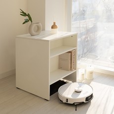 DIY 로봇청소기 2단선반 수납장 바퀴형 IH24156, DIY_IH24156