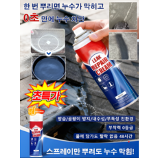 [1분 누수차단]벽면 균열 방지 방수 보수제 옥상방수 페인트 초강력 바닥 방수제 방습 곰팡이 방지, 블랙 워터프루프 100g&브러쉬