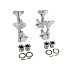 1 세트 일렉트릭베이스 스트링 노브 동봉 튜닝 페그 머신 헤드 튜너 일렉트릭베이스 기타 액세서리 용 금속 튜닝 페그, [01] Black A Set of 4L, 1개