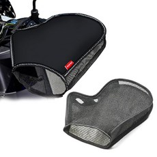 KASELIN 핸들 커버 여름용 초 UV 차단 손잡이 장갑 그늘막 햇빛 차단 3D 메시그 로브 오토바이 야간 반사 코팅 포함 방수 통기성 범용 좌우 세트 차광 차열 전기 자동차 통