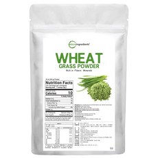 microingredients 小麥草粉 454克超值大份量, 1個