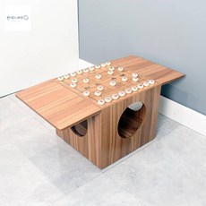 기원 바둑 가족 테이블 놀이 장기판 차 게임 부간, 표준 연장 양면 방석+바둑+장기 포함, 프레임 구조, 1개
