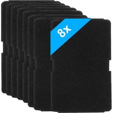 베코 2964840100 건조기 교체용 필터 솜털 De8635rx Ds7512pa 텀블 68 PC 호환제품, 2) 8PC, 1개