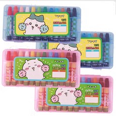 먼작귀 크래파스, 4개, 12색