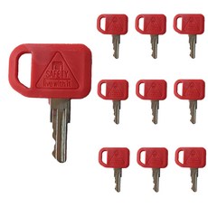 교체 점화 키 AR51481 존디어 장비 트랙터 로더 굴착기 잔디 도저와 호환 JD 백호 310D 955 410 4500에 장착 부품 번호 R45361 AT195302