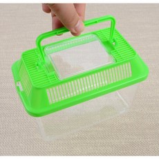 곤충 채집 잡기 사슴벌레 장수풍뎅이 보관 미니 케이스 투명