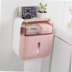 핸드타올용기 휴지 디스펜서 핑크 업소용휴지 59000EA 1EA, 본상품