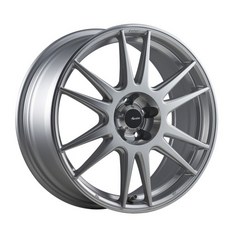 FK鋁圈 17吋 5/112 MAT09 7號銀色漆車內掛車邊, 1個