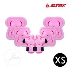 로즈밀 아동 인라인 보호대 세트 핑크 XS 유아자전거보호대 어린이보호대