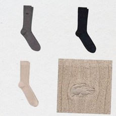 라코스테 LACOSTE (여성 25FW 여성 루텍스 중목 양말 RA113E-55N 3컬러 택1 364742