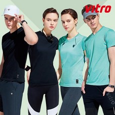 비트로 남성 여성 반팔 티셔츠 반팔 데일리 배드민턴복