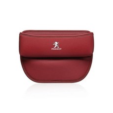 자동차 시트 틈새 정리함 가죽 수납함 내부, 1개, 1. 빨간색