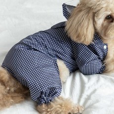 땡땡이디자인우비망토 빅사이즈강아지우비옷 비오는날강아지산책옷 올, 핑크 2XL, 핑크 2XL, 1개