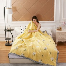 이불 먼지없는 침대 소프트 침구 가벼운 사계절