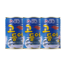 유동 고등어, 3개, 400g