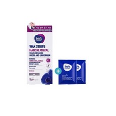 재고소진임박 바디네이처 헤어리무버 왁스스트립 브라질리안 언더암 앤 비키니 오키드 12p + 티슈 2p, 1개