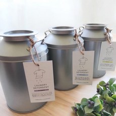 JM SHOP蕎麥嚴選 日本Tomioka Cleaning北海道富岡乾洗店 洗衣粉牛奶罐(附小鐵匙)/補充包系列, 1個, 補充包（FLOWER 花香）