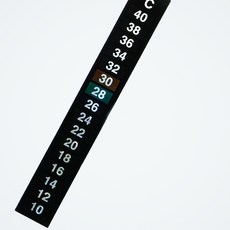 어항온도계 디지털 수조 온도 스티커 강템, 1개