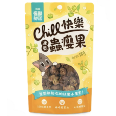 LitoMon 怪物部落 Chill快樂凍乾蟲癭果 18g 貓咪零食 天然無添加 酥脆好咬, 1個, 快樂凍乾蟲癭果