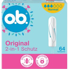 오비(o.b.) 오리지날 노멀 탐폰 64개입x2, 2개, 64개입, 레귤러
