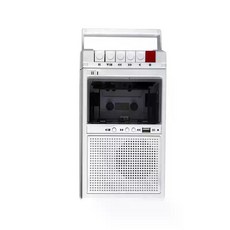 카세트플레이어 블루투스 감성 테이프 카셋트 USB 재생, 화이트, 기본 모델명/품번