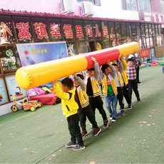 에어바운스 키즈카페 축제 야외 스포츠 놀이기구 사다리, 3m 골드 후프 스틱