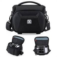K&F CONCEPT DSLR 미러리스용 하드쉘 카메라 슬링백, S