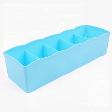 자스민스토어 속옷 양말 무타공 디스펜서 속옷수납함 양말보관 속옷수납 속옷보관 다용도수납함 깔끔한속옷정리 양말수납함, 블루