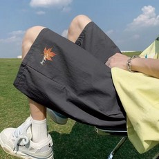 透氣運動速乾短褲 薄款籃球褲衩 夏季寬鬆過膝休閒男士五分褲