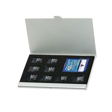 명함케이스형 SD메모리카드 보관케이스 5개, 블랙, 상세페이지 참조