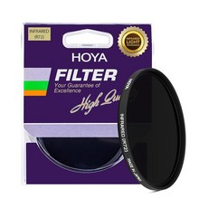Hoya R72 스크류 인 적외선 렌즈 필터 55mm - 카메라 렌즈 효과를 위한 IR 패스 필터 창의적인 효과 향상을 위한 760nm 및 860nm 빛 투과율 범위 - 미러, 46mm