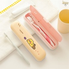 마이픽픽 춘식이 칫솔살균기 휴대용칫솔케이스, 핑크