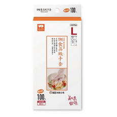 UD LIFE TPE食品級鑽石紋手套, 1個, 100個裝