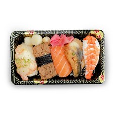 올플러스 초밥용기 1호 꽃무늬 뚜껑포함, 1박스, 100세트