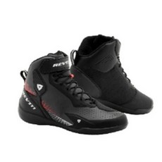 REV'IT! 摩托車靴，透氣耐磨，舒適安全，時尚百搭, 黑螢紅