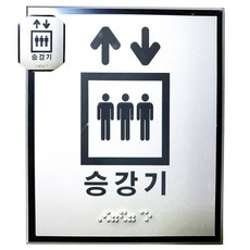 점자스티커 승강기 점자표찰 엘리베이터 촉지판, 1