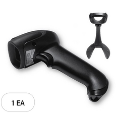 심코드 바코드 스캐너 무선 1D 블랙 + 거치대 세트, New S950 (Wireless), 1개