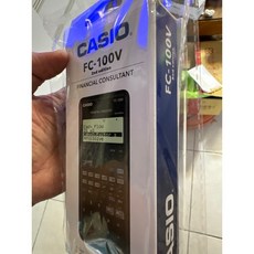 CASIO FC 100V 財務型計算機 台灣公司貨 團購價, 1個, 二代100V新款台卡保固2年