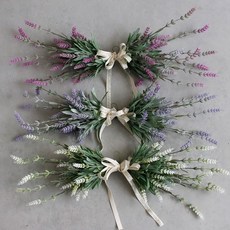 [에타홈] 라벤더 가랜드 장식 3color, 흰색, 흰색, 1개