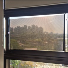 롤업 햇빛차단 무타공 블라인드 커튼 부착 68x125sjr5+3TMN