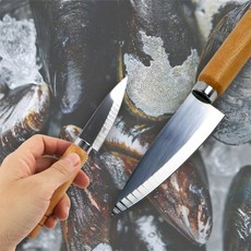 아랫채상점 조개칼 나무손잡이 고급해산물도구, 소
