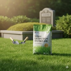 묘지 관리 잔디씨 묘소조경 잡초방지 잔디키우기 벌초 푸른잔디, 본품